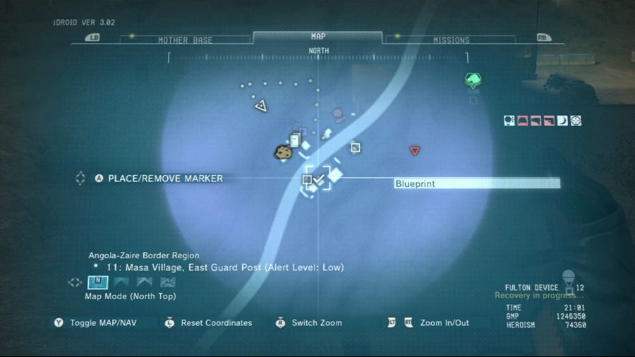 Metal Gear Solid 5 El modelo del dispositivo antirrobo