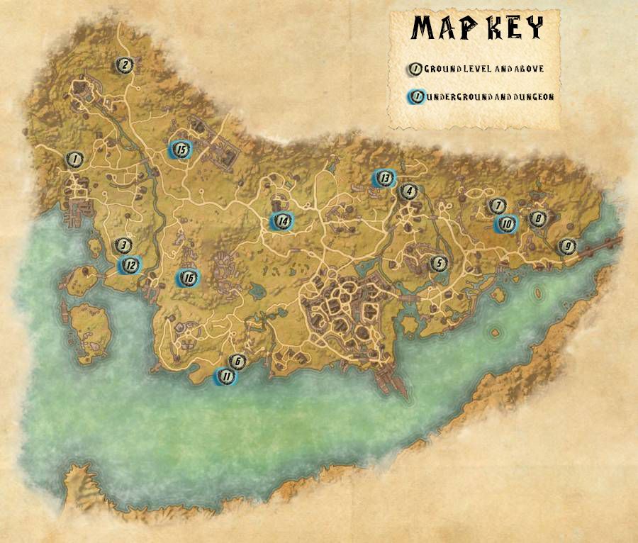 Guía del mapa de ubicaciones de Stormhaven Skyshards