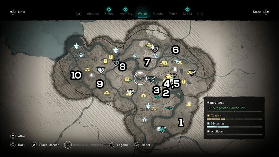 Guía de ubicaciones de todos los equipos de AC Valhalla Siege Of Paris