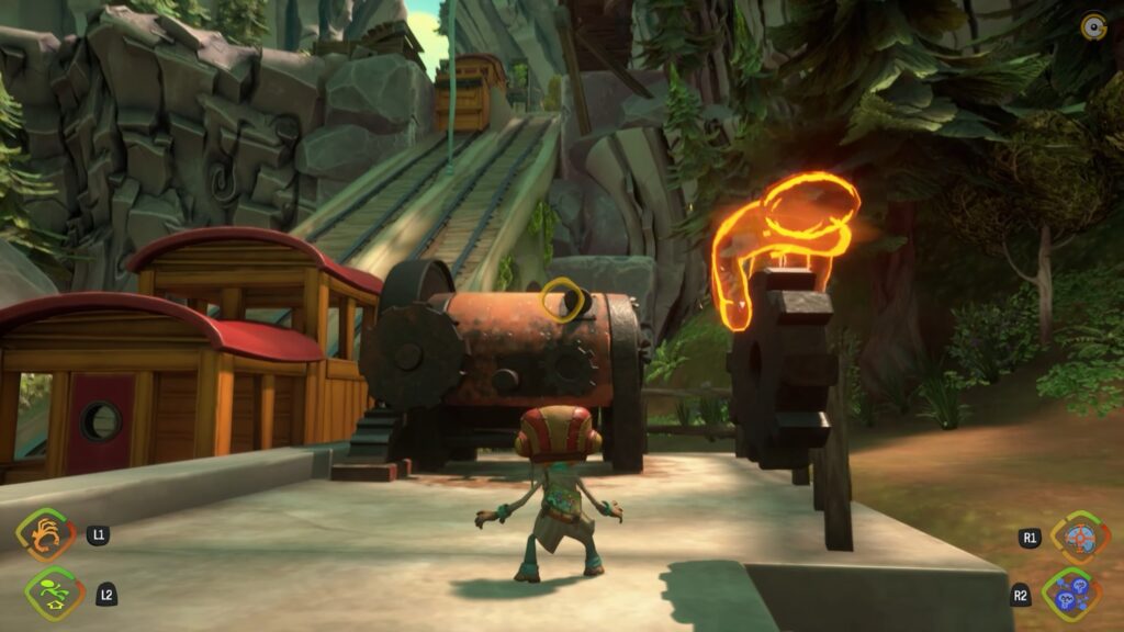 Arreglar el viaje en tren del Funicular Psychonauts 2 de Fierros en un área cuestionable