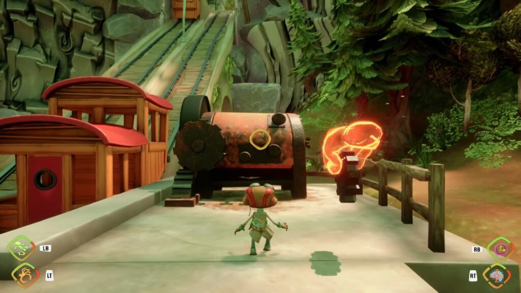Arreglar el viaje en tren del Funicular Psychonauts 2 de Fierros en un área cuestionable