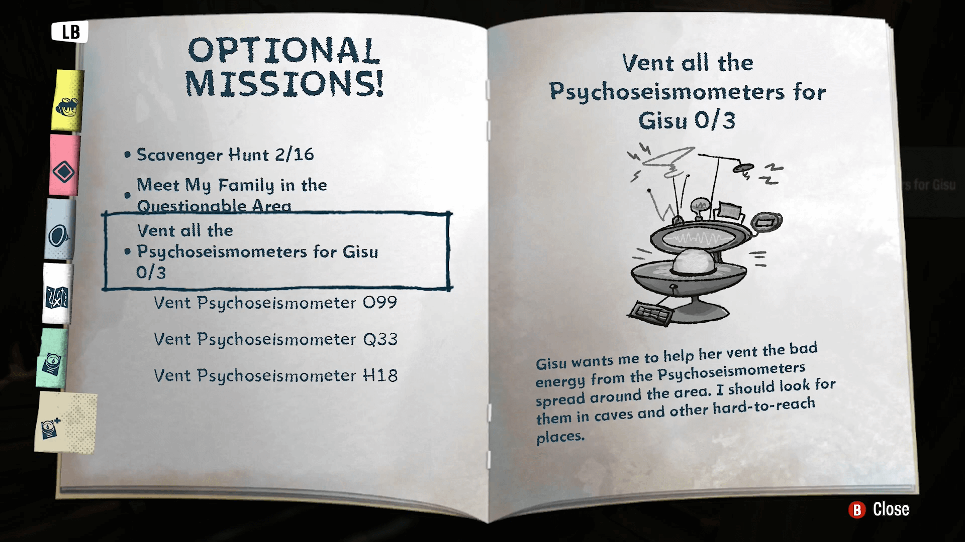 Psychonauts 2 Psicoseismómetros