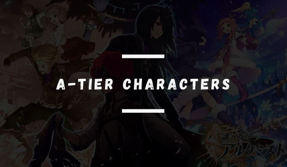 Tier List del código de alquimista