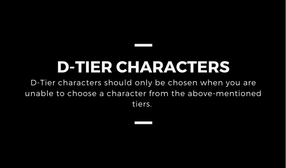 Tier List de castigo