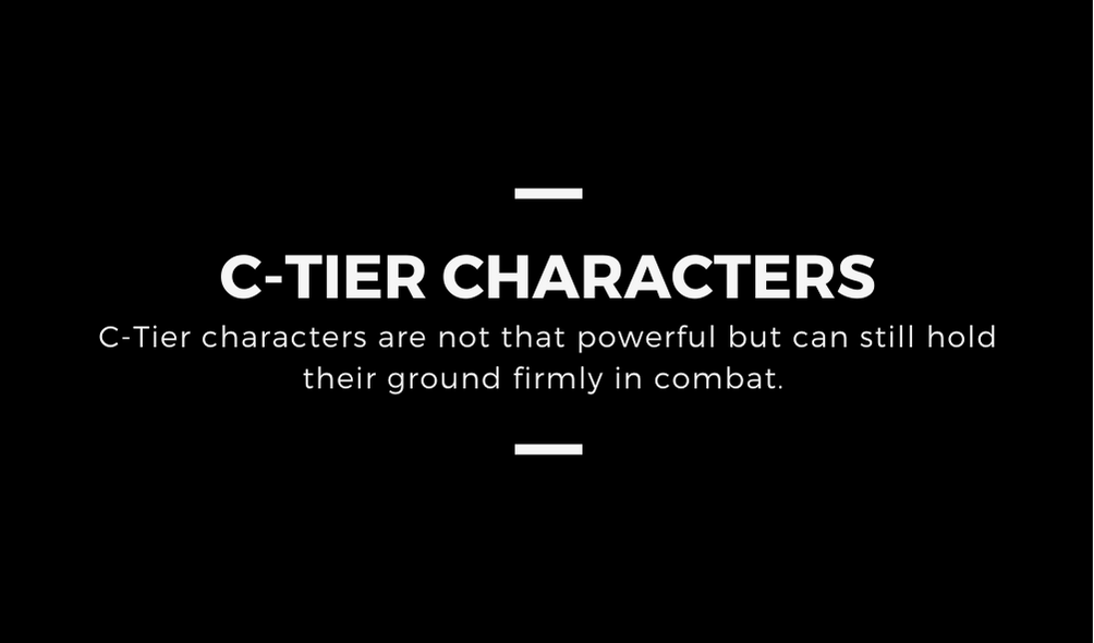 Tier List de castigo