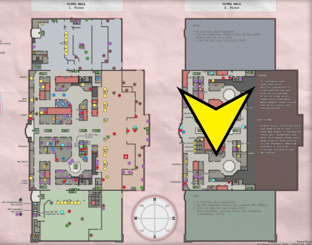 Ubicación del mapa de la segunda parte del manual