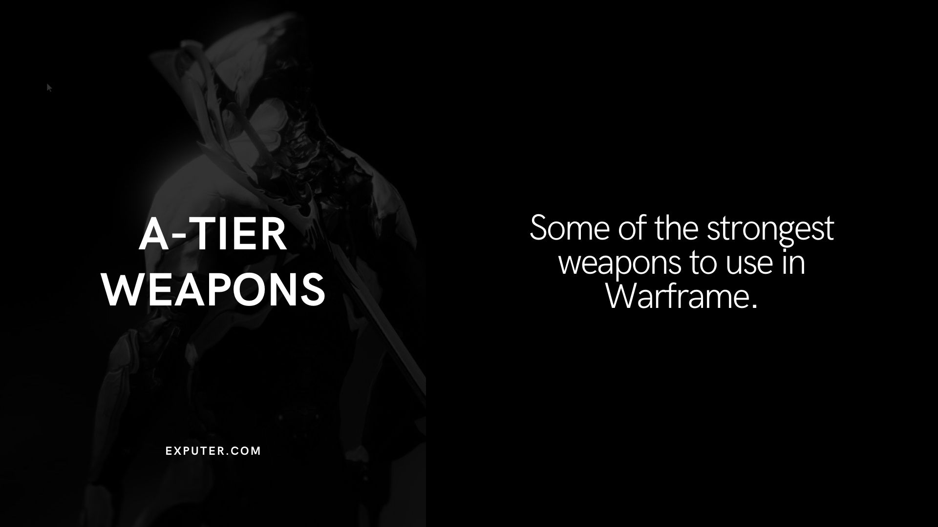 Tier List de armas de Warframe