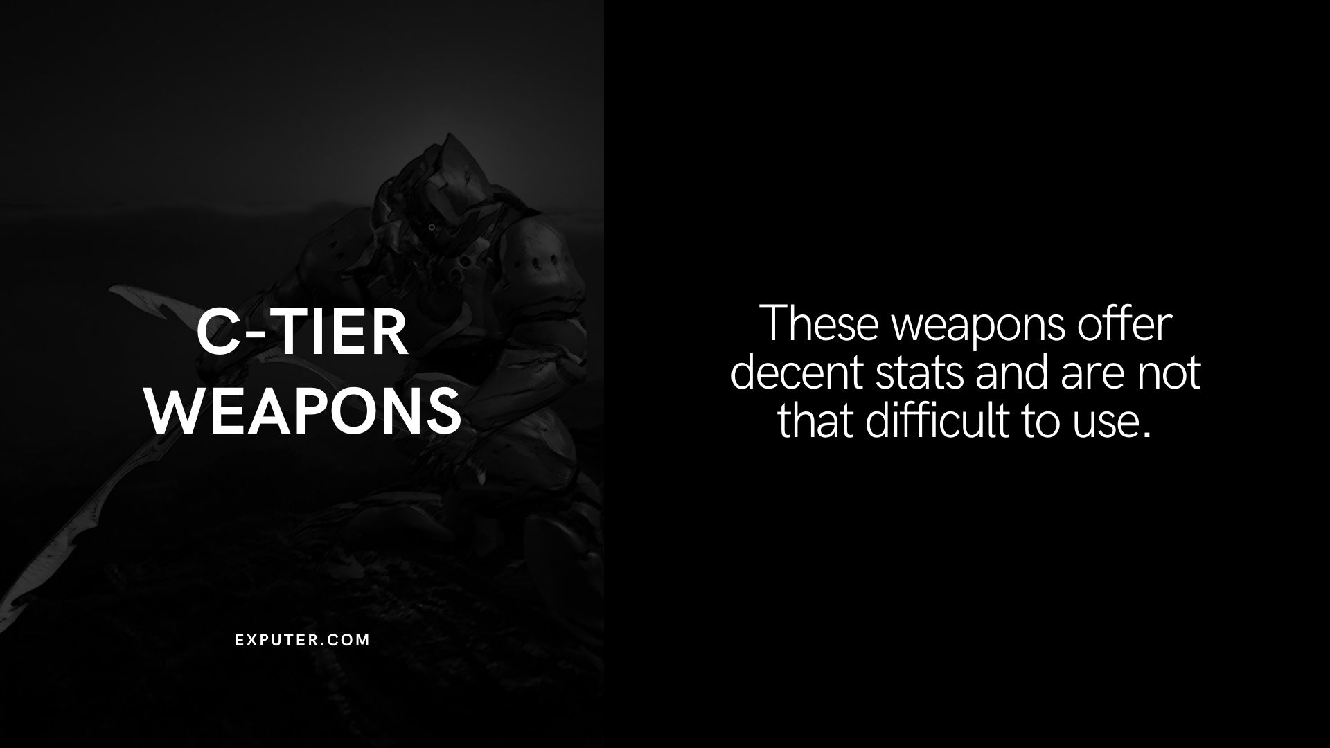 Tier List de armas de Warframe