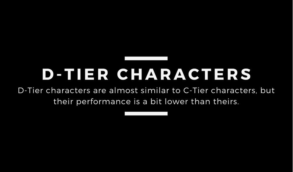 Tier List de Tales of Erin