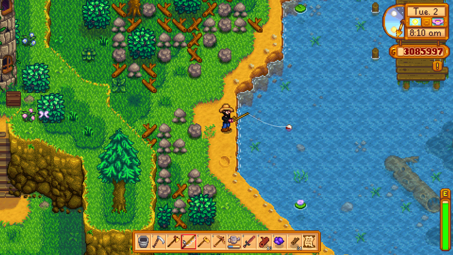 ️【 Guía Cómo atrapar el bagre de Stardew Valley 】2024