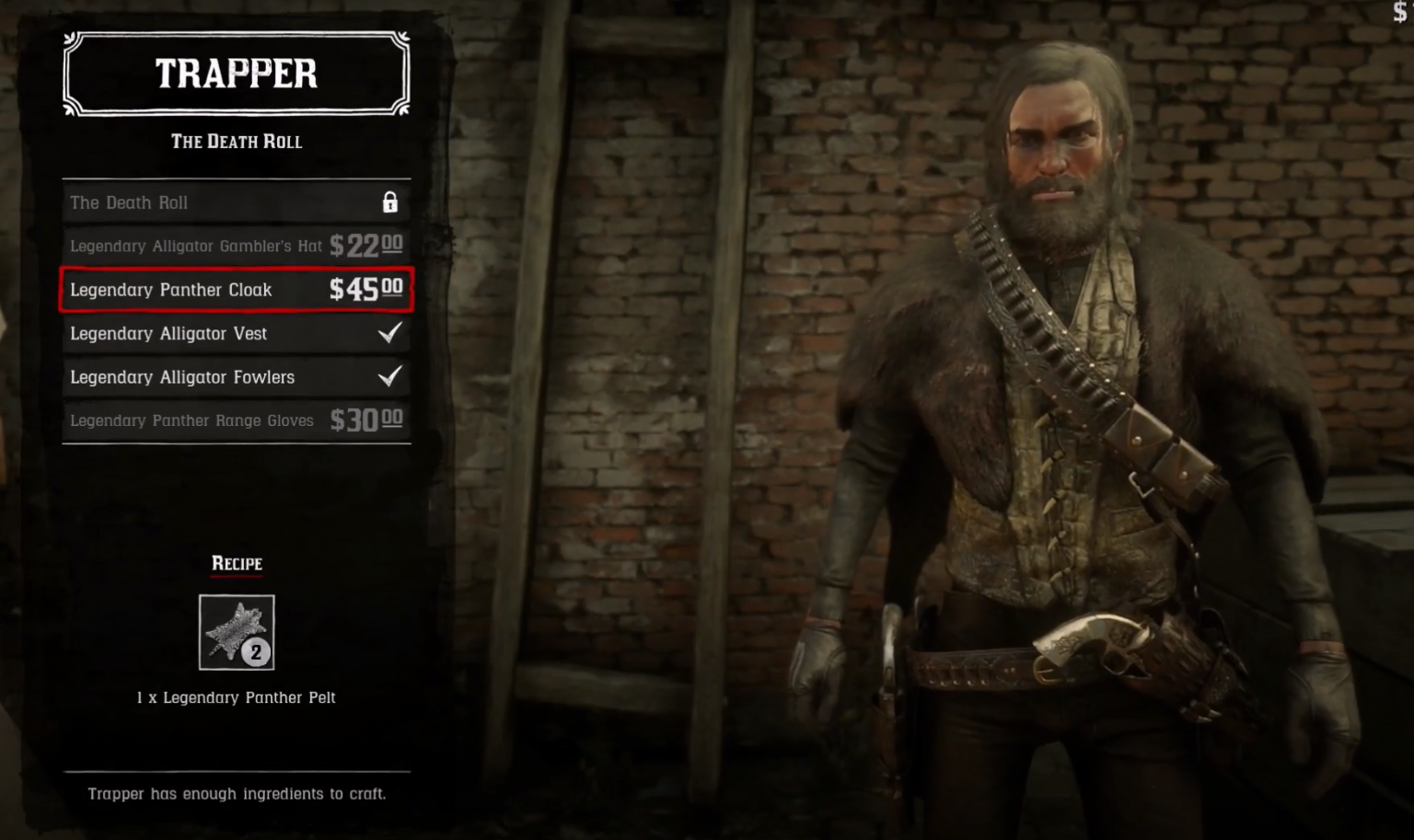 rd2 legendario pantera