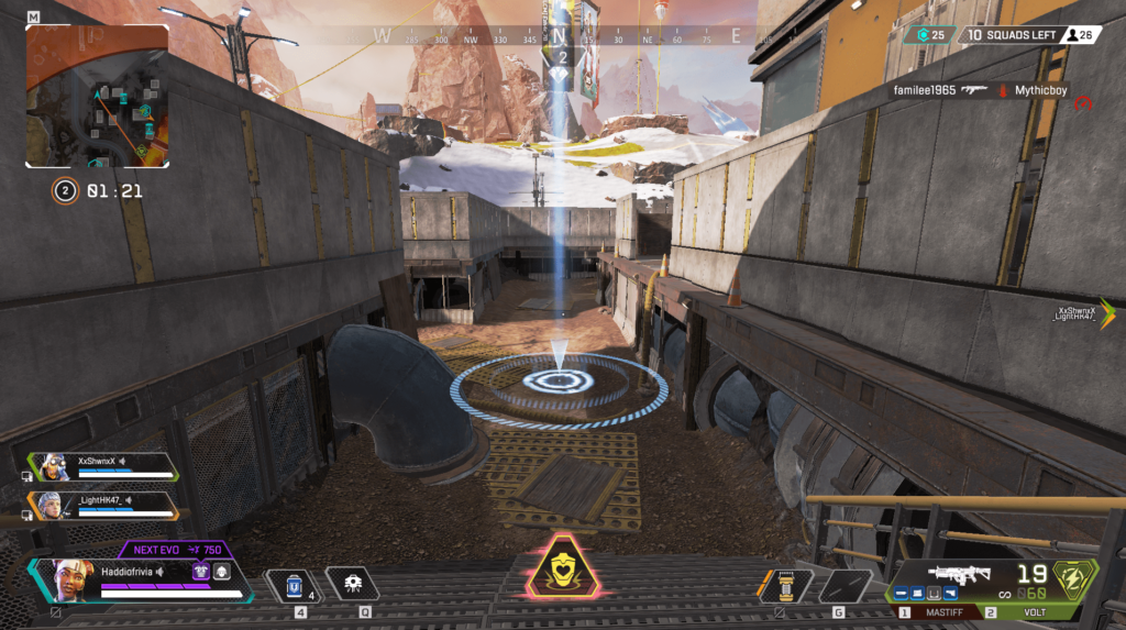 Línea de vida de Apex Legends