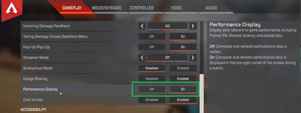 Cómo mostrar FPS en Apex Legends