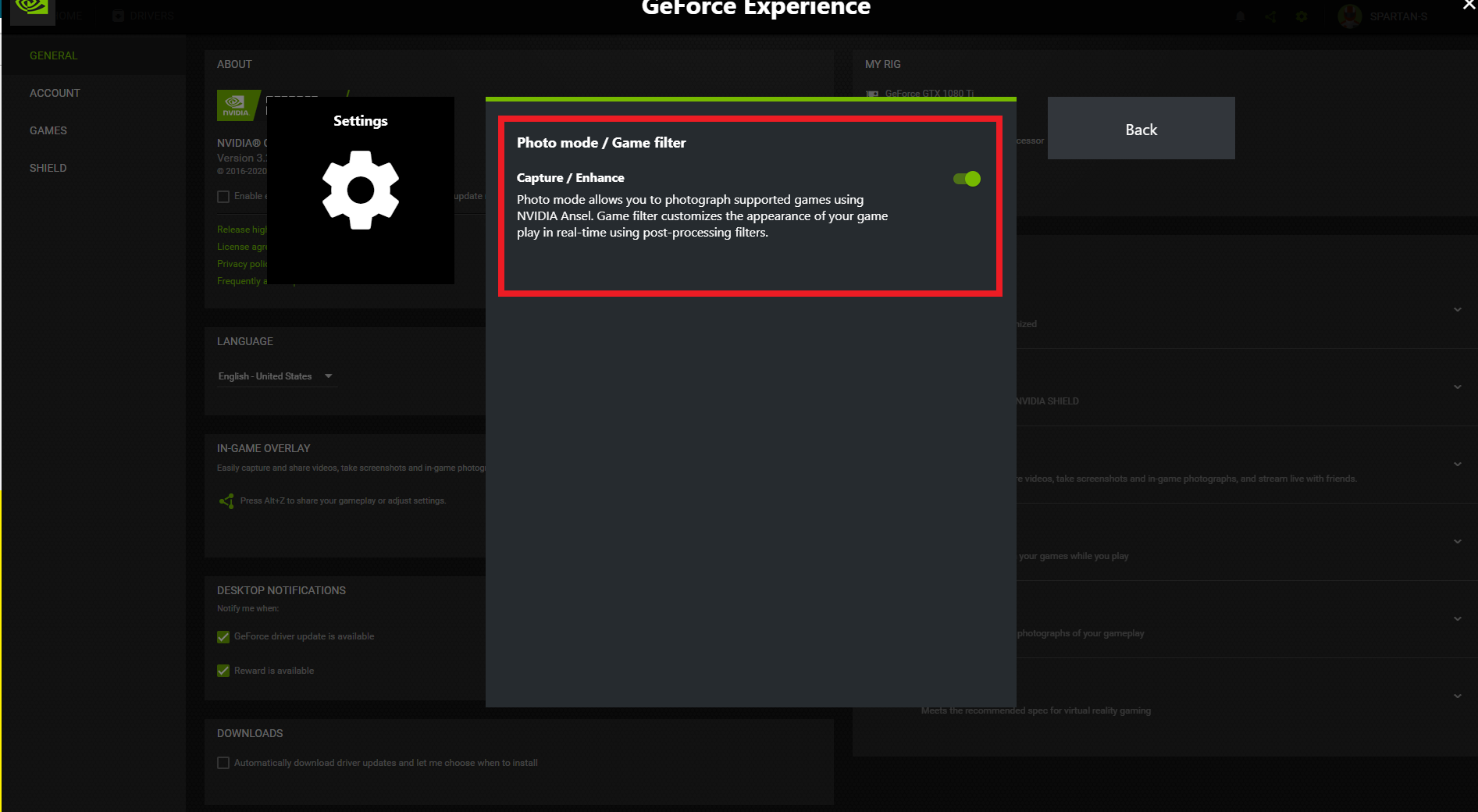 Configuración de Nvidia para Cyberpunk 2077
