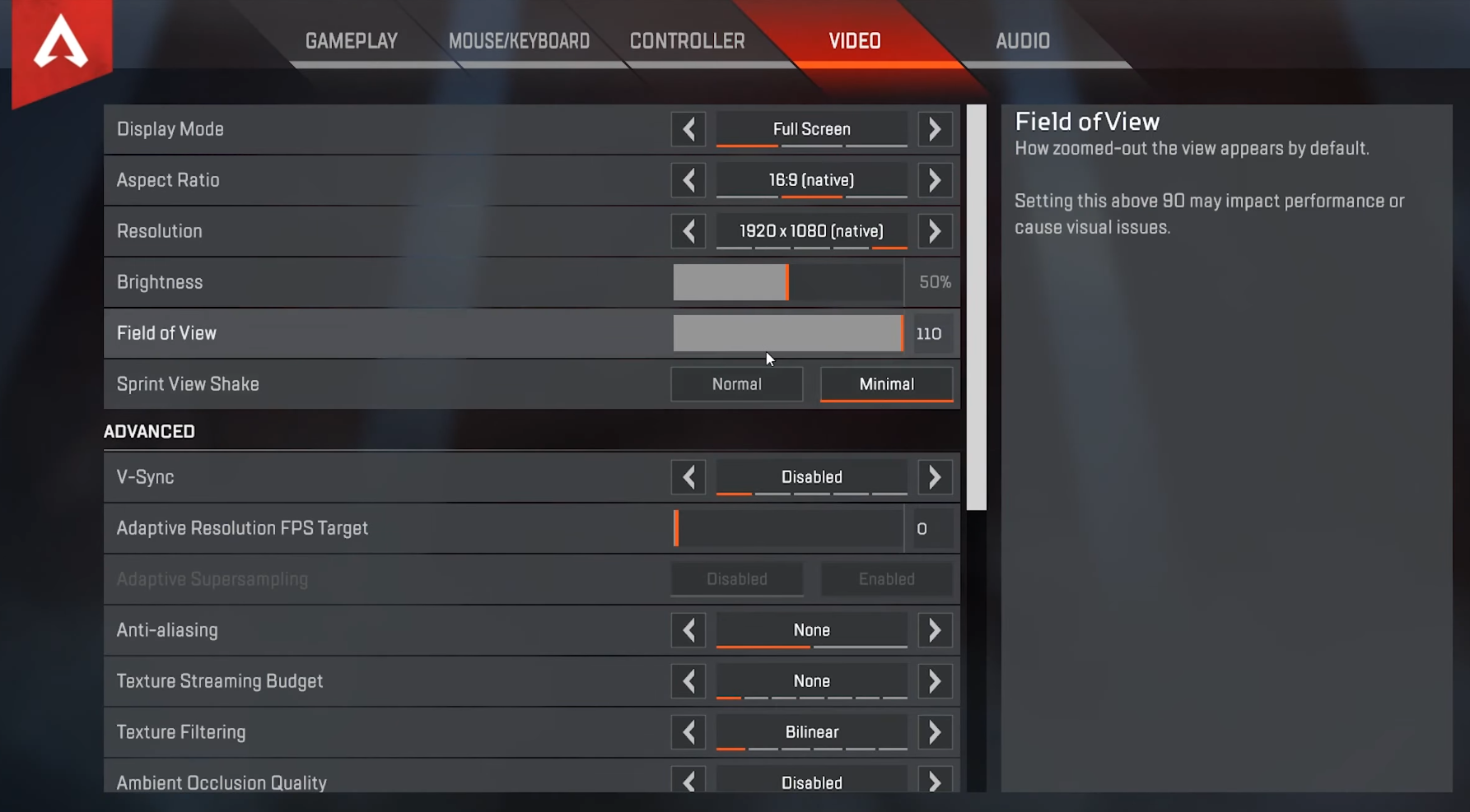 La mejor configuración de PC de Apex Legends