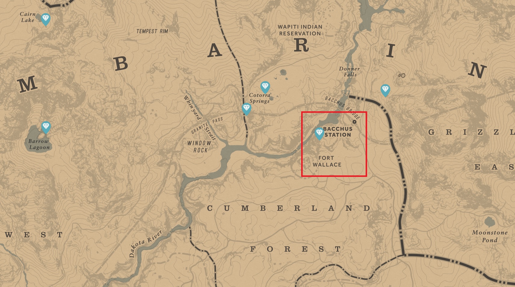 Mapa del tesoro de High Stake