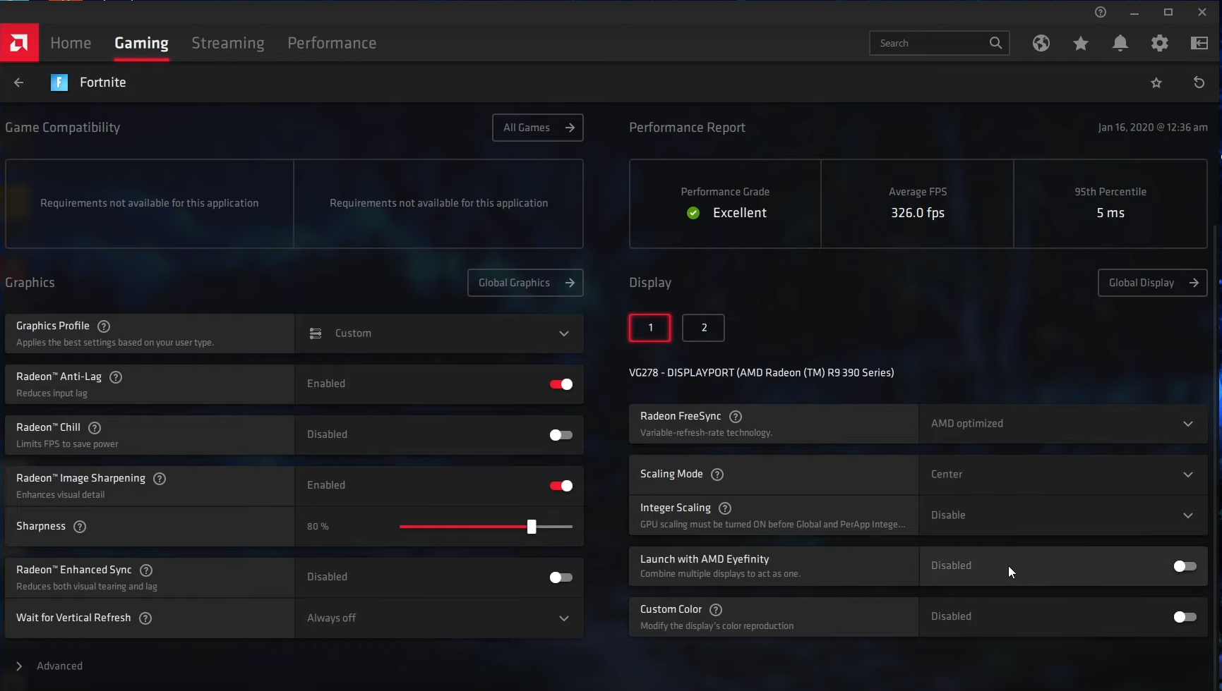 Las mejores configuraciones de Fortnite