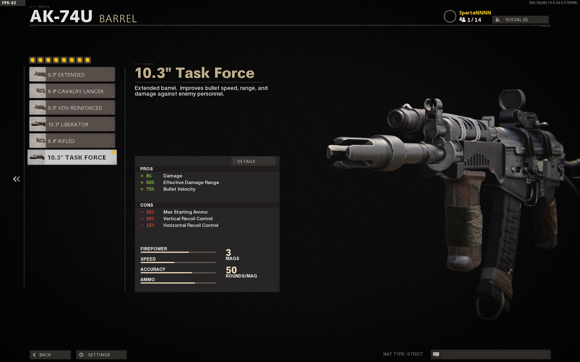 Configuraciones de primera clase en Call of Duty Black Ops Cold War
