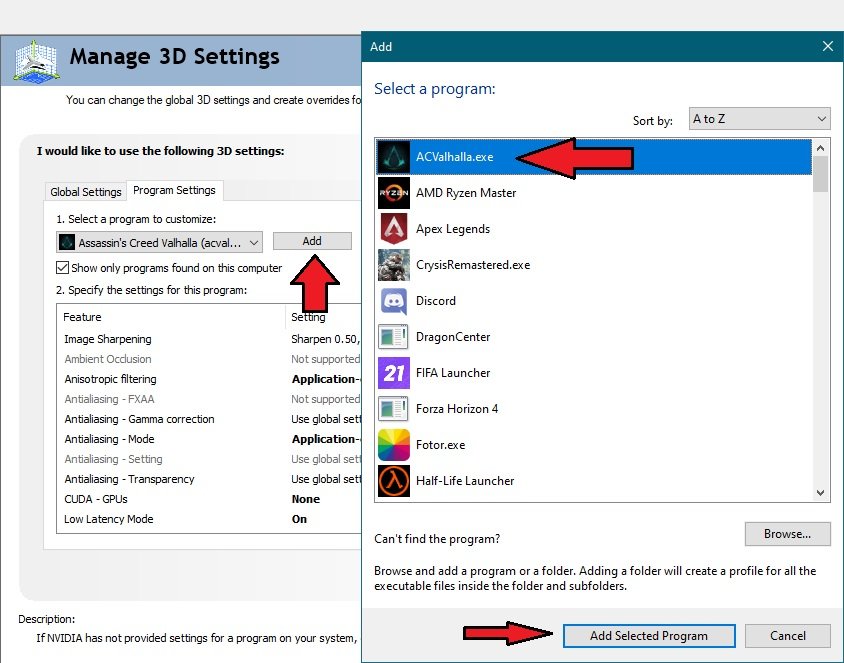 Optimización de Assassins Creed Valhalla PC 