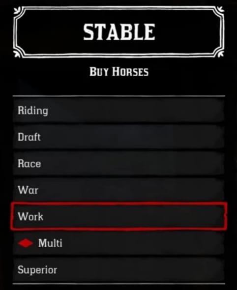 Las mejores sillas de montar en RDR2 Online