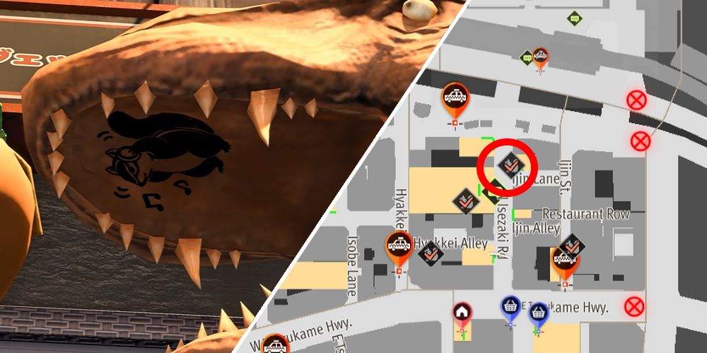 Lost Judgment: la ardilla asociada con las analectas de la serpiente blanca