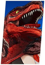 Retrato en miniatura del personaje de King Of Dinosaurs a través del sitio web oficial de SNK King Of Fighters 15.