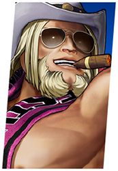 Retrato en miniatura del personaje de Antonov a través del sitio web oficial de SNK King Of Fighters 15.