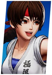 Retrato en miniatura del personaje de Yuri Sakazaki a través del sitio web oficial de SNK King Of Fighters 15.