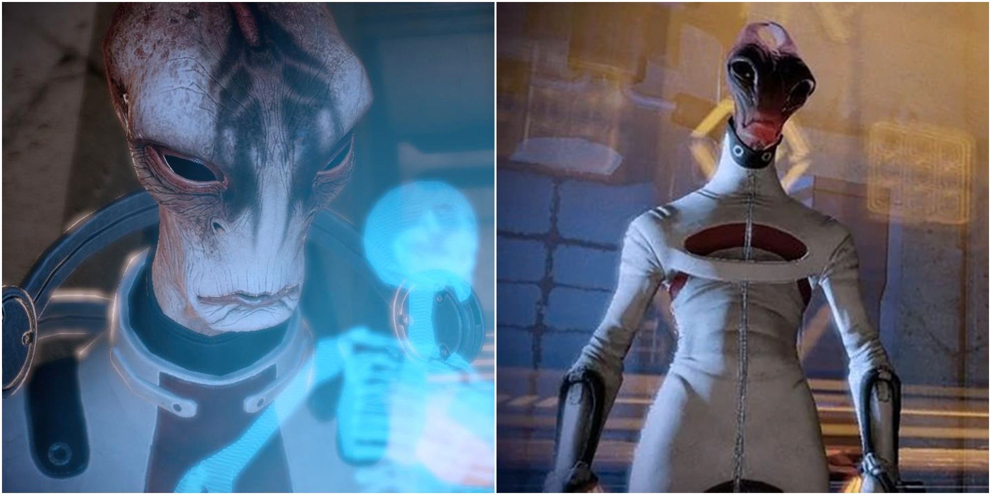 Mass Effect 2 Mordin and Maelon collage