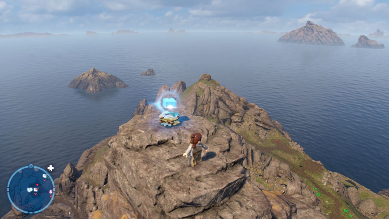 En lo alto de Ahch-To LEGO Star Wars