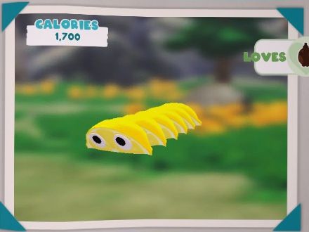 Bugsnax Bugapedia Peelbug amarillo