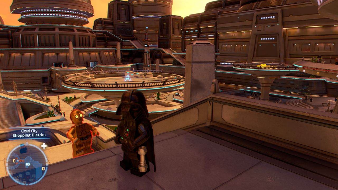 surf en la nube Lego Star Wars