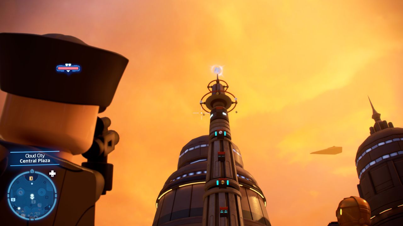 en las nubes Lego Star Wars