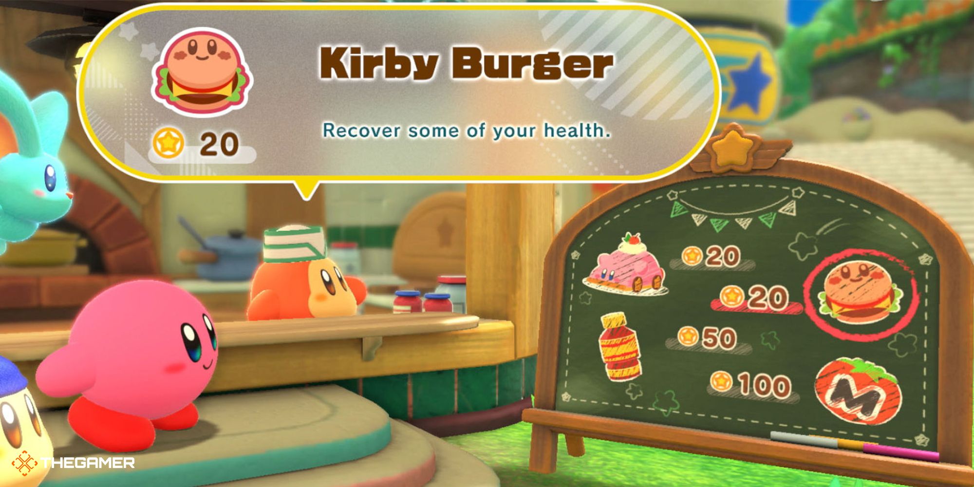 Kirby y la tierra olvidada - Café
