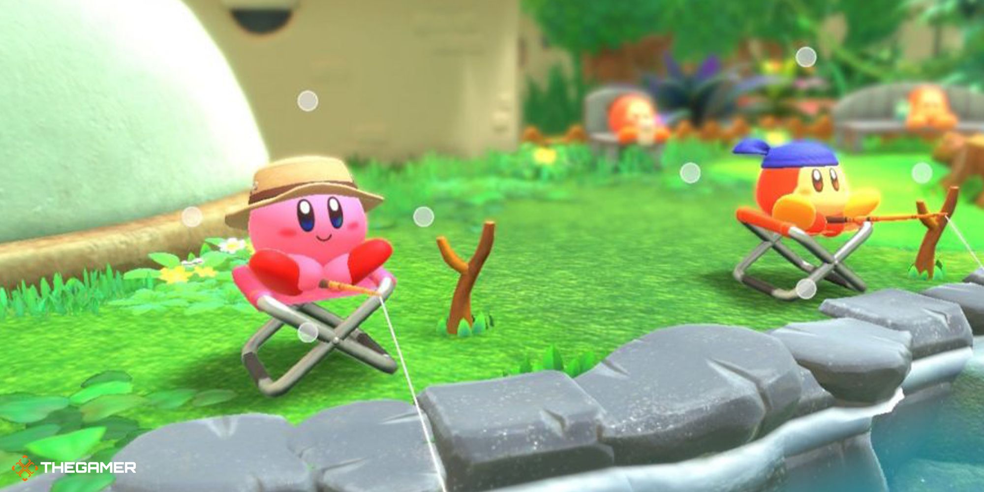 Kirby y la Tierra Olvidada - Pesca Flash