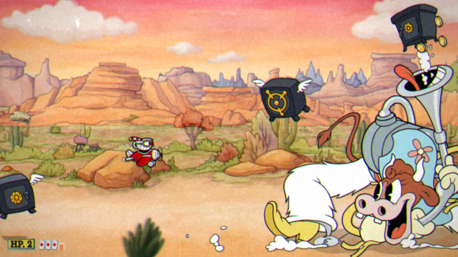 Cuphead The Delicious Course, Esther Winchester, Fase 2, Ataque seguro