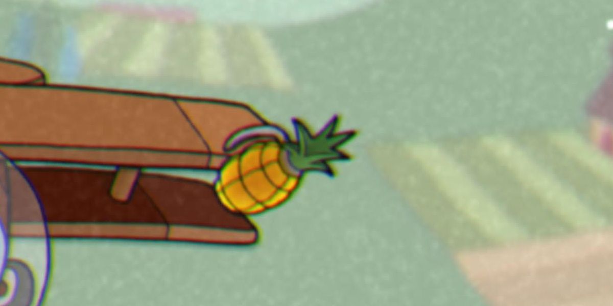 Cuphead El Curso Delicioso, Los Ases Aulladores, Fase 4, Piña
