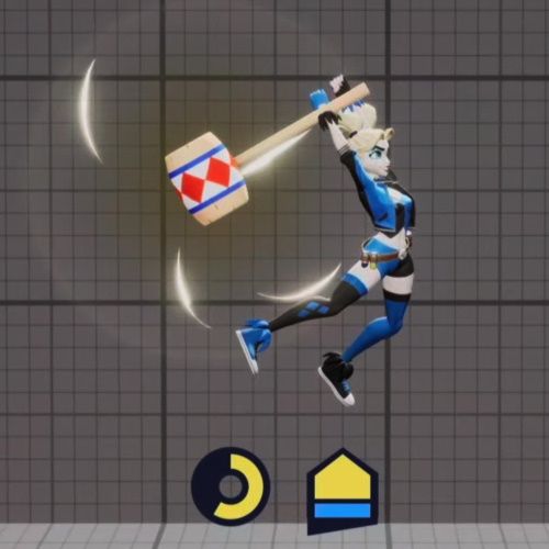MultiVersus, Harley Quinn, Neutro Normal Air