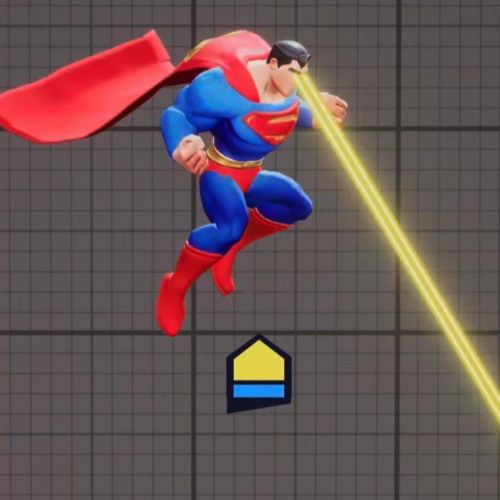 MultiVersus, Superman, Especial Aéreo Abajo
