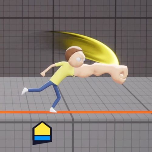 MultiVersus, Morty, ataque frontal