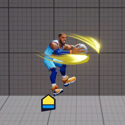MultiVersus, LeBron James, ataque frontal aéreo