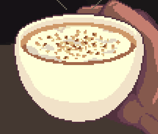 Latte de jengibre en charla de café