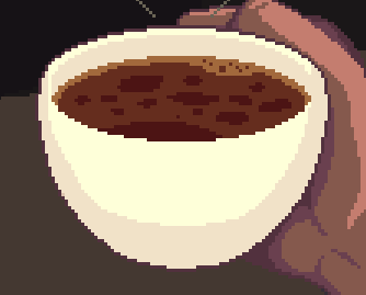 Chocolate negro en charla de café