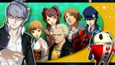 6Persona 4 Golden A collage of Yu, the Seekers Of Truth, and Teddie.