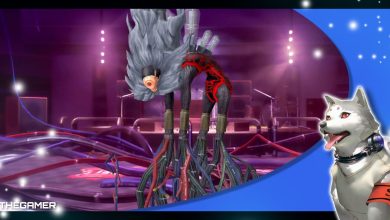 arcana hermit before the battle at club escapade in persona 3 portable in our blue koromaru p3p frame