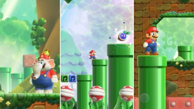 Super Mario Bros. Wonder: todas las monedas de flores y semillas maravillosas en plantas piraña en un desfile