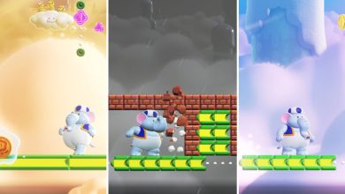 Super Mario Bros. Wonder: todas las monedas de flores y semillas maravillosas en un crucero con ascensores enlazados