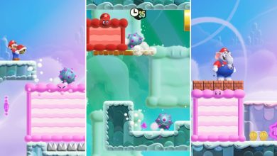 Super Mario Bros. Wonder: todas las monedas de flores y semillas maravillosas arriba y abajo con elevaciones hinchadas