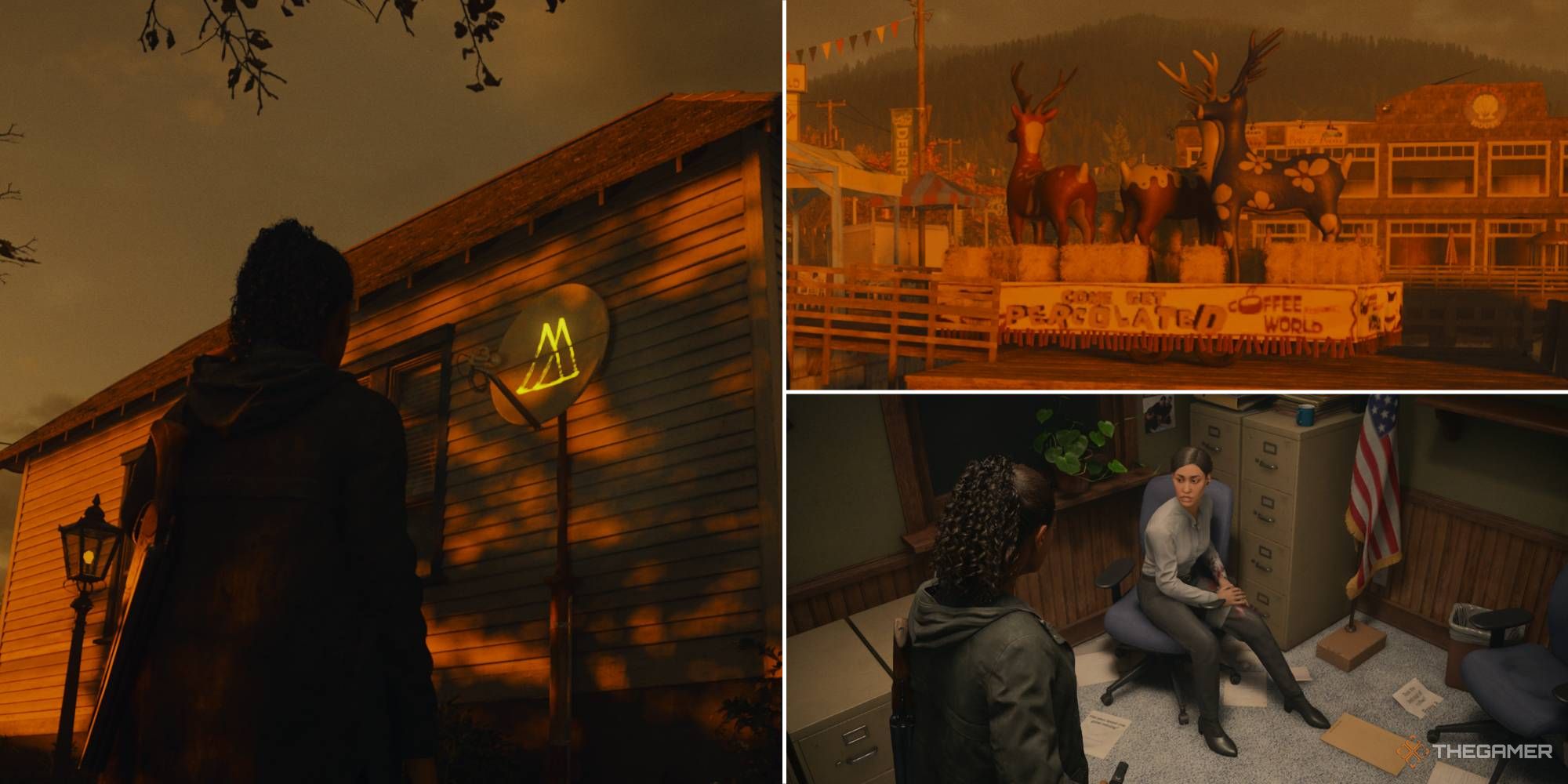 Saga Anderson explora Bright Falls en Alan Wake 2