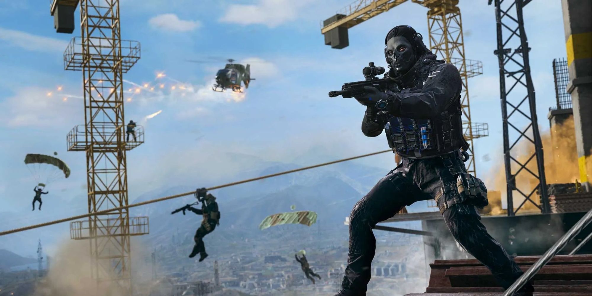 MW3 Warzone Lucha de fantasmas en la azotea